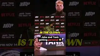 Jake Paul vs Tank Davis press conferences are going to be weird fr 😂🥊#boxing #shorts