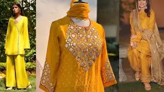 Dholki & mayyon dress design ideas for girls#dholkidress#girls#viral