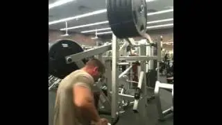 Seated Row 450lbs! (225lbs Per Arm, 6 Reps!)