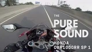 PURE SOUND HONDA CBR 1000 RR SP 1 WITH AUSTIN RACING EXHAUST