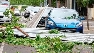 Clean up operation underway in Melb following damaging storm