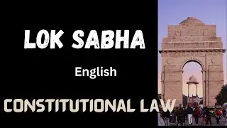 The Lok Sabha in English/ Constitutional Law in English / Dr.K.K.Sunitha