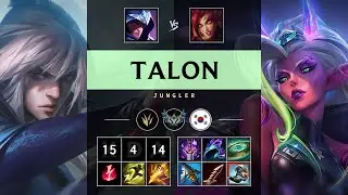 Talon Jungle vs Zyra - KR Challenger Patch 25.21