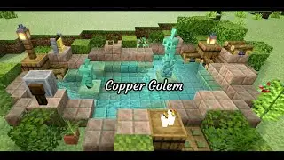 Copper Golem Concept🏞Addon &uacute;til para tu survival🌍 minecraft pe 1.17🌻✅
