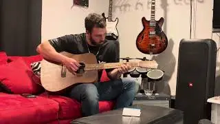 Testing the first acoustic off the bench. 
