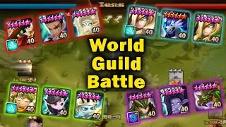 Exchanging Buffs! World Guild Battle