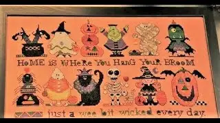 Flosstube Video # 55 - Getting Ready for Fall and Halloween at The Cross Stitch Cupboard!