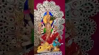 Maa Durga idol making 🥰 by ayusman 🖌️#youtubeshorts #viral #omg .