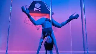 Jade Split from Handstand | Pole Fitness | Flexibility| Dance Tutorials 