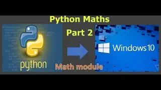 Python tutorial for beginners | Math Module tutorial on python 3