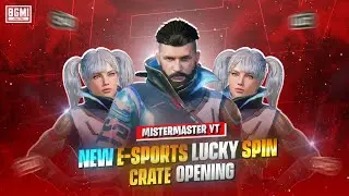 BGMI E-SPORTS LUCKY SPIN CRATE OPENING | NEW LUCKY SPIN CRATE OPENING | #bgmi #mistermasteryt #mmyt