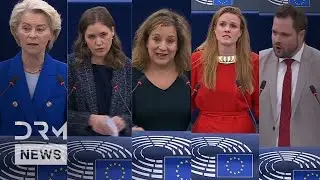 FULL DEBATE: Ursula von der Leyen and EU Leaders Confront Russia Over Airspace Violations | AC1B
