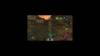 OoT Gerudo bridge cross with hammer and hover boots #retrogaming #nintendo #zelda #gameshorts