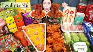 spicy noodles,bean noodles,cold drinks,ice-cream,chocolate  by foodipeople