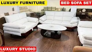 Luxury Bed Sofa Set & Dining Table Chair | Premium Furniture Market | Luxury Studio Kirti Nagar