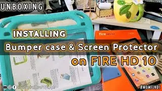 TUTORIAL: Installing a bumper case & tempered screen on a Fire HD 10