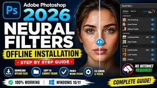 Adobe Photoshop 2026 Neural Filters Offline Installation | Fix Missing Neural Filters (2026)