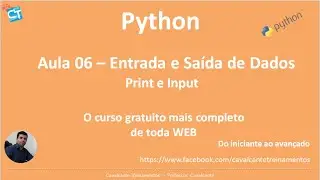 Python Completo - #06 - Entrada e Saida de dados