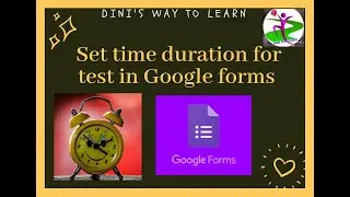 Set time duration for test in Google forms|Timify em|Google forms|time limiter for test in english
