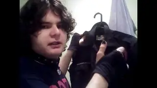 DIY goth/punk vest