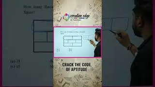 Find the Rectangles in the Given Figure | Cracking the Aptitude Code #shorts #aptitudecode