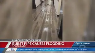 SouthPark Flooding: Video shows water pouring through apartment building