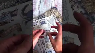 Journal page tutorial by  by @sarabelilla   using our Silent Sea collection #diy  #crafting