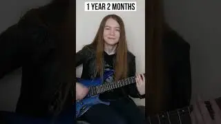 Two Years of Guitar Progress in 30 Seconds 🎸
