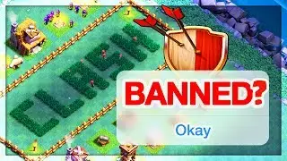BANNED for Growing Grass in Clash of Clans? CoC Custom Builder Hall Bases!