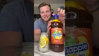Lemon Whiskey Infused Peach Tea!