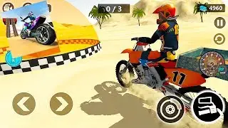 Beach Motorbike Stunts Master 2019 - Motor Racer Games - Android Gameplay 2019 FHD