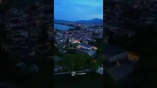 Ioannina by night #ioannina #greece #drone #dji #djimini3pro #evening #epirus