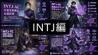 INTJ AC・AS・TC・TSの性格の違いをステータスから考察【64タイプ性格診断】