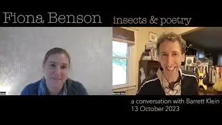 Insects & Poetry: Fiona Benson interview