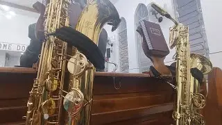 50 MINUTOS DE HINOS CCB TOCADOS NO SAX BARÍTONO PRIMEIRO ENSAIO DO ANO NARANDIBA SP #ccb #sax #fyp 