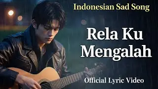 Rela Ku Mengalah &ndash; Indonesian Sad Song | Heartbreaking Slow Rock (Lyric Video)