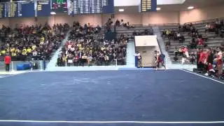 Danny Steiner Floor Exercise at Michigan Feb. 18