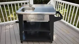 Cuisinart Deluxe Outdoor BBQ Prep Table