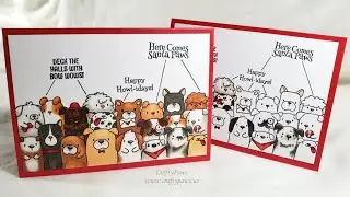 Happy Howlidays! 🐕🐩🐕‍🦺 Finally Crafting My 1st Christmas Cards! 🌲