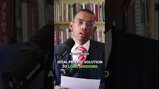 Ideal solution to Load Shedding #loadshedding #solar #renewableenergy #energy