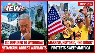 Massive Historic &ldquo;No Kings&rdquo; Protests Sweep America  | Muslim News | Oct 20, 2025