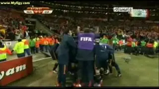 Andres Iniesta Goal Against Holland FIFA WC (ARABIC)