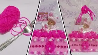 DIY | Easy Affordable Craft Idea | Christening & Birthday  Souvenir for Baby Girl
