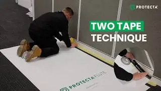 Two Tape Technique to Avoid Residue on Finished Surfaces