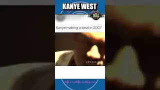 Rare Footage of Kanye West Making a Beat!