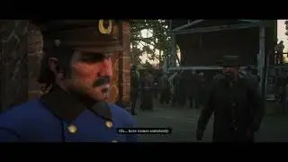 Red Dead Redemption 2 Dutch, Arthur and Sadie make sure Colm O'driscoll hanging death