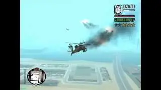 GTA San Andreas - Hunter Crash