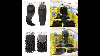 Both 5*5 HD lace and transparent lace closure,thin invisible,baby hair and preplucked line