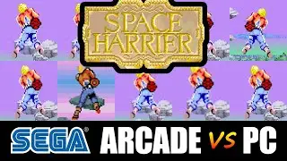 Space Harrier - SEGA ARCADE vs PC