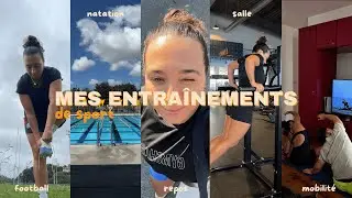 MES ENTRAINEMENTS DE SPORT (pas que du pilates, de la course et de la salle de sport 🤪)
